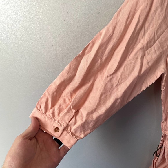 NWT Anthropologie Maeve Alanis Belted Button Top Shirt Blouse Women's Size 4 - Picture 13 of 16